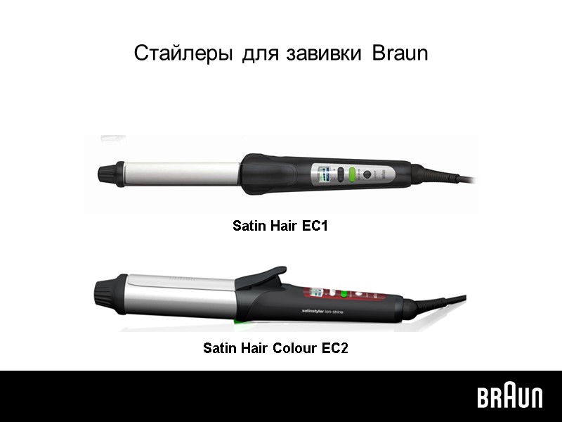 Satin Hair Colour EC2  Satin Hair EC1  Стайлеры для завивки Braun